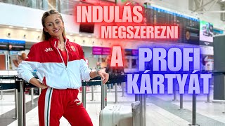 Indulás megszerezni a PROFI KÁRTYÁT  Napi vlog [upl. by Yenaffit]