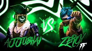 Zerox FF📱 Vs Ajjubhai🖥️  1vs1 Challenge😱 [upl. by Rocray]