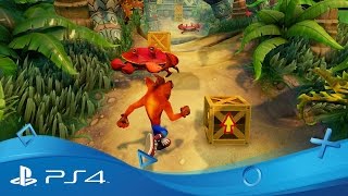 Crash Bandicoot N Sane Trilogy  PSX 2016 Gameplay  PS4 [upl. by Noby619]