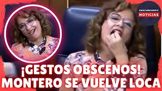 POLÉMICOS GESTOS OBSCENOS DE MARÍA JESÚS MONTERO EN EL CONGRESO DE LOS DIPUTADOS [upl. by Renaldo985]