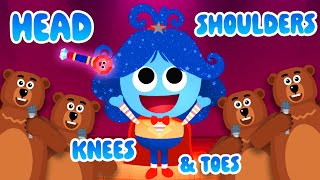 Head Shoulders Knees amp Toes  Maddy and her Magic Hatty Show  Nursery Rhymes  Kids Songs [upl. by Sheffield]