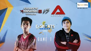 EST Cebu  Mineski vs Arcanys Game 1 Casted By Dunoo and Lon [upl. by Notserk]