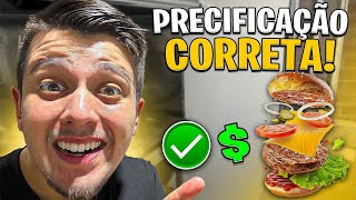 COMO PRECIFICAR CORRETAMENTE HAMBURGUERIA DELIVERY E IFOOD [upl. by Malissia]