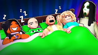 ROBLOX SLUMBER PARTY STORY Roblox funny moments [upl. by Aekerly]