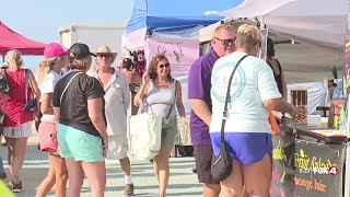 Grand opening of Times Square farmers market on Fort Myers Beach [upl. by Mahan]