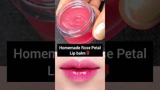 Home Made Rose Petal Lip Balm lipbalmIn [upl. by Carrissa539]