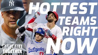 3 Hottest Teams in Baseball  Baseball Together Podcast Highlights [upl. by Hebel]