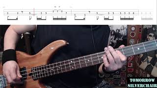 Tomorrow by Silverchair  Bass Cover with Tabs PlayAlong [upl. by Annal]