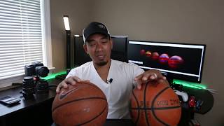 the Wilson Evolution vs the Nike Hyper Elite Basketball Head to Head Review [upl. by Morena]