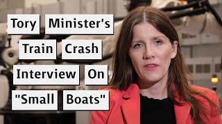 Tory Ministers Train Crash Of An Interview Over Immigration Policy [upl. by Aynav582]