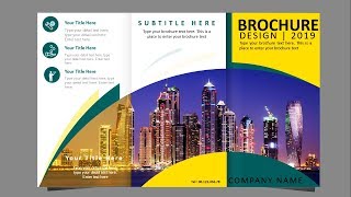 How to make a Brochure in PowerPoint [upl. by Lyndsie]