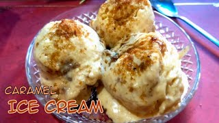 Caramel Ice Cream 1 Cup Milk Delicious amp Easy Ice Cream Recipe [upl. by Inessa931]