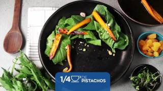 Ensalada de espinaca con zanahorias rostizadas y Aceite de Oliva Gourmet [upl. by Kendal]