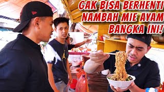 PERTAMA KALI MAKAN MIE AYAM BANGKA 30 TAHUN SAMPE KALAP [upl. by Etnoled31]