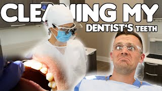 Dentist Gets Teeth Cleaned by Dental Hygienist [upl. by Gnilsia247]