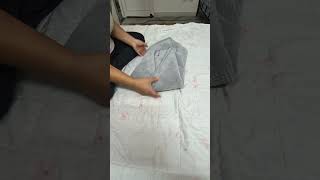 How to fold a towel properly 😲 toweltricks youtubeshorts diy diycrafts [upl. by Enid]