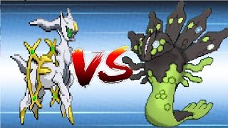 Pokemon Arceus vs Zygarde amp Xerneas amp Yveltal [upl. by Anhej]