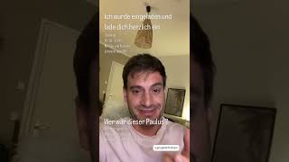 MENSCH PAULUS eine Biographie des Apostel Paulus mit Raphael Kunz ProjektK Freiham [upl. by Nalliuq331]