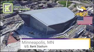 US Bank Stadium Minneapolis MN 🇺🇸1 [upl. by Rendrag]