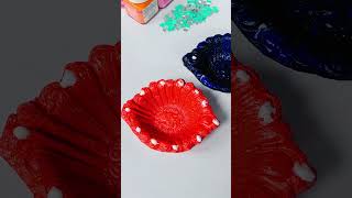 Diwali Special Diya Decorate idea 🪔diwalispecial artshorts ideas vairalvideo diyadiyart [upl. by Aketahs575]