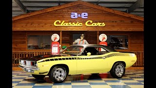 1974 Plymouth Barracuda Stk 9685 AampE Classic Cars [upl. by Boys768]