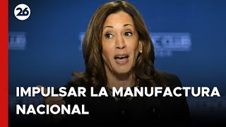 EN VIVO  EEUU  Kamala Harris propone incentivos a la industria manufacturera [upl. by Can438]