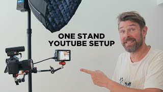 Ultimate ONE STAND YouTube Studio Setup [upl. by Yand604]