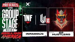 INFUESPORTS vs D2 Hustlers Game 1  BTS Pro Series 9 AM Group Stage w rkryptic amp ET [upl. by Aritak]