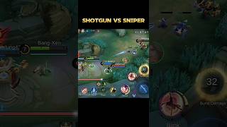 Shotgun vs Sniper Beatrix mobilelegends mlbb [upl. by Aipotu576]