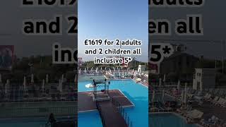 5 All Inclusive 2 adults and 2 children £161900 October Half Term maxeria turkey [upl. by Wolfram]