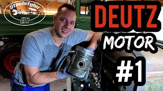 Deutz Motor Montage Teil 1  Wie baut man Kolben und Büchse ein  F1L 514 51 [upl. by Ennadroj]