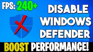 How to Disable Windows Defender  Windows Optimization Guide 2022 [upl. by Petunia]