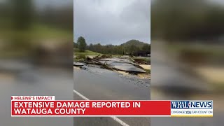 Flooding hammers western North Carolina [upl. by Aitenev]