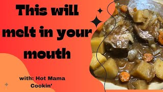 Pot Roast Crockpot with potatoes carrots amp onion Recipe  easy slow cooker [upl. by Akived330]