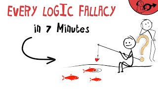 Every Logic Fallacy Explained in 7 minutes [upl. by Nodlew]