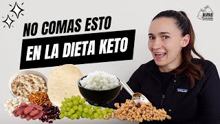 🤯20 ALIMENTOS A EVITAR EN LA DIETA KETO  ALIMENTOS QUE TE SACAN DE CETOSIS  Manu Echeverri [upl. by Clova]