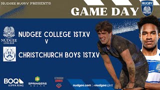 2024 Nudgee College 1st XV v Christchurch Boys 1st XV [upl. by Itraa]