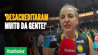 JOGADORAS DO PRAIA CLUBE FALAM SOBRE A FINAL E O BICAMPEONATO DA SUPERLIGA FEMININA CONFIRA [upl. by Quin]