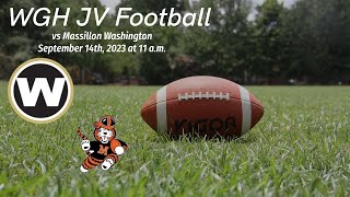 WGH Raiders JV Football vs Massillon Tigers JV Oct 14th 2023 [upl. by Aninad337]