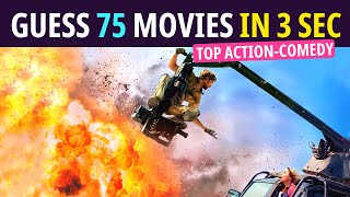 Guess the Movie in 3 Seconds 75 Popular ActionComedy Movies [upl. by Erdnassak]