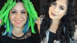 HEATLESS OVERNIGHT CURLS │ Magic Leverage • Curlformers [upl. by Rehsu]