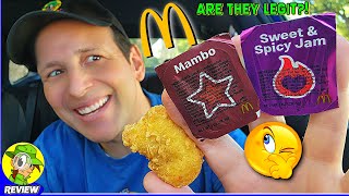 McDonalds® SWEET amp SPICY JAM  MAMBO SAUCE Review 🍔🥫 Are They Legit 🤔 Peep THIS Out 🕵️‍♂️ [upl. by Oguh573]