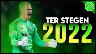 MarcAndré ter Stegen ● Spider Man ● Miraculous saves amp Passes Show  202122 FHD [upl. by Aslin]