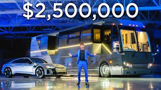 I LIVED IN The Most EXPENSIVE Motorhome in the World [upl. by Nanerb]