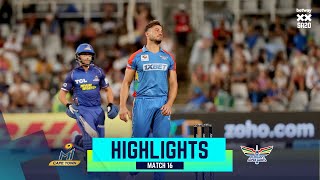 Betway SA20  Match 16 Highlights  MI Cape Town v Durbans Super Giants [upl. by Leonteen58]