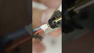 How to solder an aeco 44mm balanced headphone jack AT41812 [upl. by Ydnim]