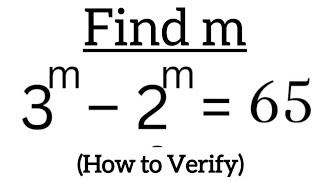 A Nice Math ProblemFind the value of m viral maths subscribe [upl. by Valer]