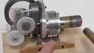 1quot Bore Yoke Drive Stirling Engine [upl. by Nenerb]