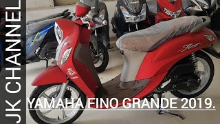 YAMAHA FINO GRANDE 2019 WARNA MERAH DOFF  CLASSIC RETRO MASA KINI [upl. by Drofub210]