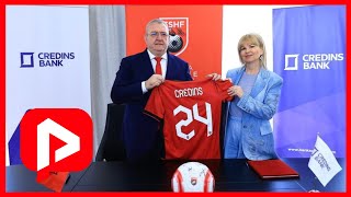 Credins Bank sponsor zyrtar i kombëtares shqiptare [upl. by Molton]